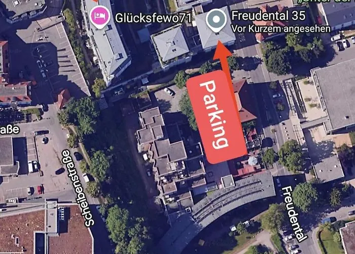 Appartement Gluecksfewo71 In Innenstadt Mit Privater Garage Und 2terassen Familienglueck Auf 70qm