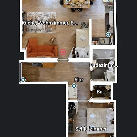 Apartamento Glücksfewo71 In Innenstadt Mit Privater Garage Und 2terassen Familienglück Auf 70qm Kempten